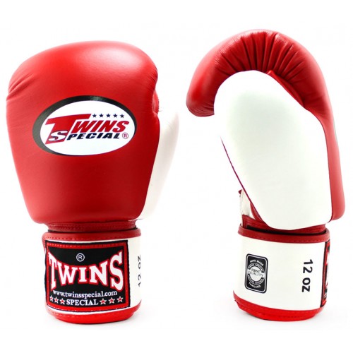 Боксерские перчатки Twins Special (BGVL-3-2T red/white)